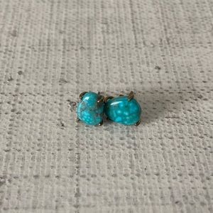 Turquoise stud earrings